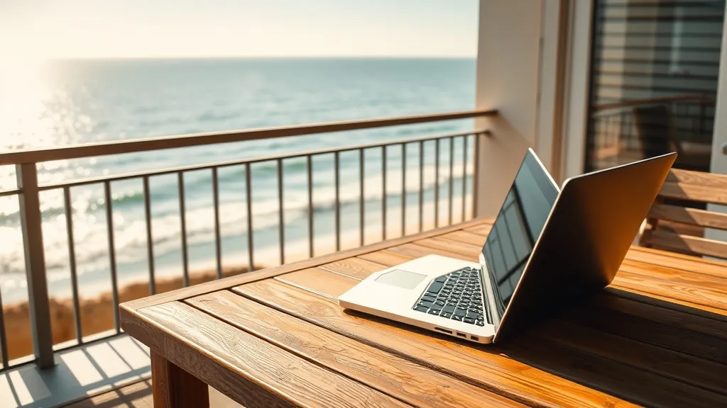 Télétravail en vacances : 5 critères indispensables pour choisir votre location de nomade digital